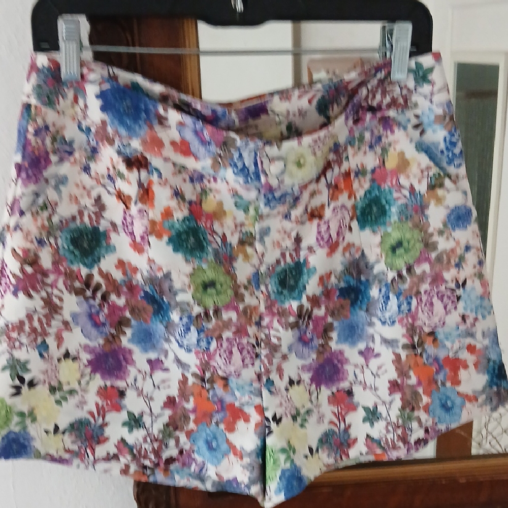 Darling Blue and Green Bermudas Vibrant Summer Shorts